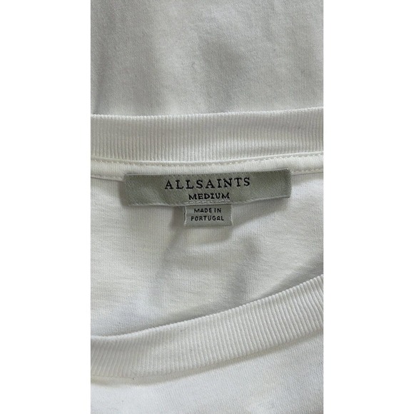 ALL SAINTS WHITE COTTON T-SHIRT DRESS SIZE M‎ - Picture 5 of 6